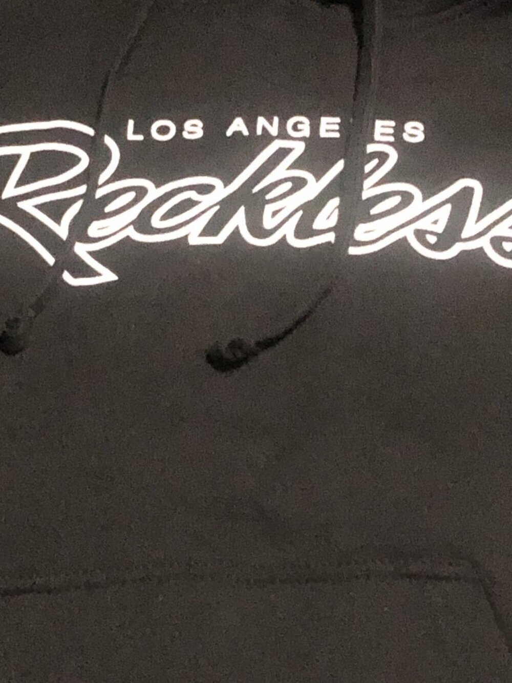Young And Reckless Los Angeles Script Graphic Hoodie Sweatshirt Size Medium - Picture 2 of 5